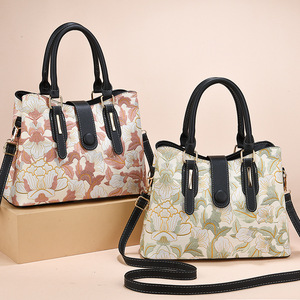 Nuevos Bolsos de Hombro de Cuero para Mujer, Bolsos de Mano Vintage Retro con Grabado, Bolso Clutch para Dama - Product Image 5