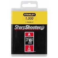 Stanley Italy 10mm Type 'A' Metal Office Staples 1000 Pieces MIN0456 for School Use