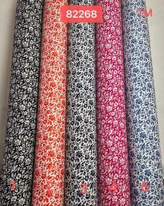<span class=keywords><strong>Tela</strong></span> de Rayón 100% en Oferta, Diseño Floral Personalizado, Chalís Tejido Suave 45S, Impreso, Ligero, para Faldas - Product Image 5