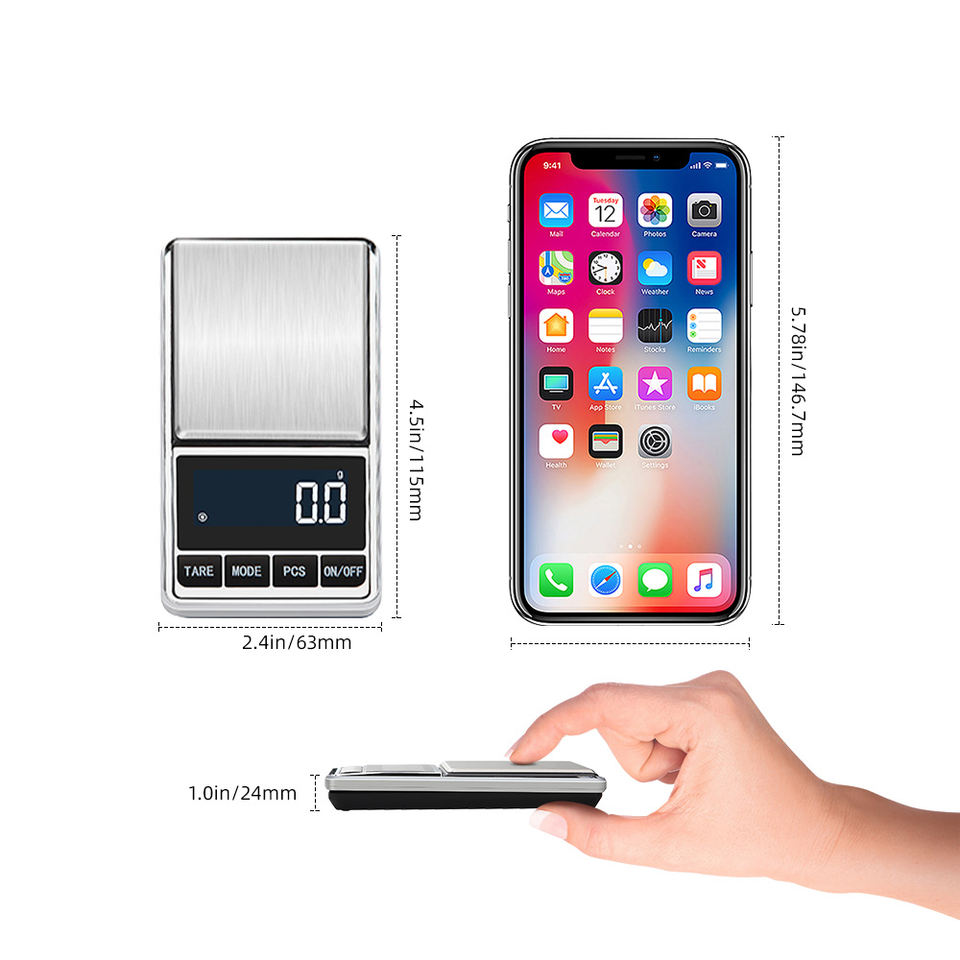 Made in China Factory Wholesale Price 1kg/0.1g Electronics Digital Pocket Scale