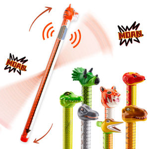 Flûte à Tube en Plastique Sonore pour Enfants, Motif Dinosaure, Jouet Créatif pour Farces, Gadget Sonore pour Fêtes, Nouveauté - Product Image 1