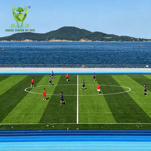 Césped Artificial <span class=keywords><strong>de</strong></span> 30 mm sin Relleno, Césped Sintético para Fútbol, Alfombra para Cancha <span class=keywords><strong>de</strong></span> Fútbol, Campo Deportivo al Aire Libre - Product Image 1