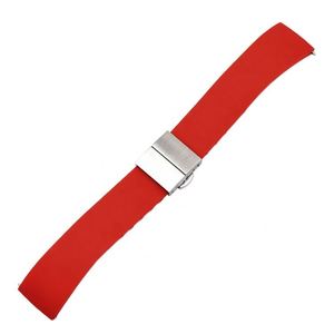 Bracelet de montre sport en silicone à double boucle à pression, libération rapide, 14mm 16mm 18mm 20mm 22mm, universel avec barre à ressort - Product Image 6