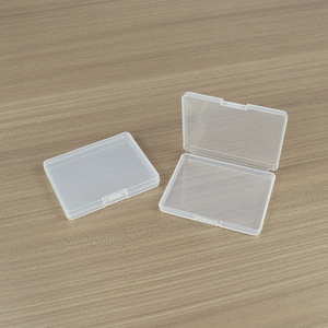 Transparent Rectangular Plastic <b>Storage</b> <b>Box</b> 9x7.1x1.2cm Covered Jewelry Card Organizer <b>Small</b> Size For Fishing Gear <b>Storage</b> - Product Image 2