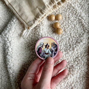 Tablero de Rosario de Madera, Juguetes Divertidos para Niños, Educación Temprana, Regalo Católico de la Virgen María y el Santo Padre - Product Image 6