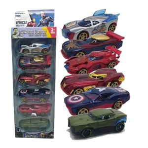 Voiture de sport en alliage de fer Spider-Man de la Ligue des Héros transfrontalière, modèle miniature de camionnette pour enfants, échelle 1:5 - Product Image 6