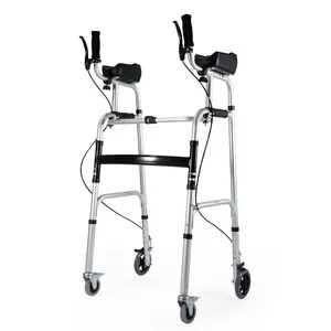Hemiplejia-andador para caminar para adultos, andador para ayuda para caminar, con roturas, marco de pie para entrenamiento de extremidades inferiores