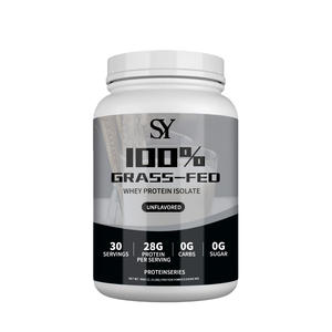 Poudre d'isolat de protéine de lactosérum nourrie à l'herbe de marque privée supplément de vitamine D potassium nutrition sportive poudre de récupération musculaire - Product Image 1