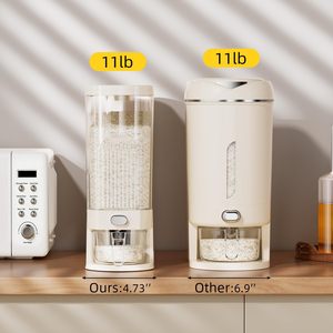 Seau de Rangement pour Riz, Anti-Insectes, Anti-Humidité, Scellé, en Plastique de Qualité Alimentaire, Style Nordique, Capacité Supérieure à 5L - Product Image 3