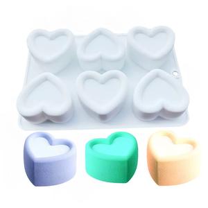 Molde de Silicona para Chocolate en Forma de Corazón, Molde de Silicona para Hornear Pasteles, No Tóxico y Resistente al Calor - Product Image 4