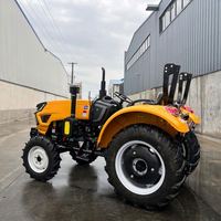 Tractor Agrícola Compacto de 50HP 4X4 Diésel, 36.8Kw, para Pequeñas Granjas, Jardines y Céspedes, Suministro de Fábrica
