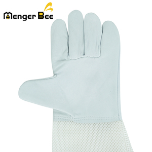 Nuevos Guantes de Apicultura de Piel de Cabra de Algodón Blancos Transpirables de Proveedor Americano - Product Image 5