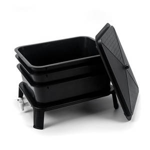 Boîte à vers boîte à compostage jardinage jardin extérieur engrais organique ménage cuisine déchets <span class=keywords><strong>maison</strong></span> vers de terre ver - Product Image 1