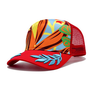 Grossistes <span class=keywords><strong>Casquette</strong></span> de camionneur néerlandaise de style européen et américain <span class=keywords><strong>Von</strong></span> <span class=keywords><strong>Casquette</strong></span> de baseball brodée avec l'alphabet et maille de protection solaire pour le golf - Product Image 3