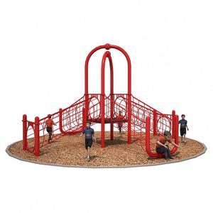 Équipement de fitness et d'entraînement sensoriel pour enfants, filet d'escalade et de jeu extérieur à trous, matériel de transport à vendre - Product Image 4