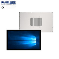 Écran tactile capacitif large de 27 pouces IP65 16:9, panneau de commande industriel intégré pour ordinateur de bureau