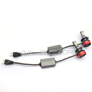 AILECAR ST-E90-3 fari a LED a 12 Core ad alta luminosità che volano in edizione rossa aquila H7 63W con Design unico aquila volante - Product Image 4