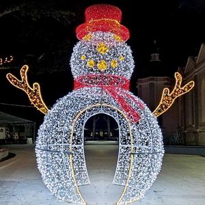 Customized Ip65 Waterproof 3d Snowman Led <b>Light</b> Decor Hot Sale Outdoor Diwali & <b>Christmas</b> Holiday Decorations - Product Image 1