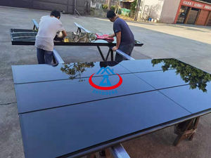 ZHTDOORS Moteur à courant continu intemporel moderne 16x16 Porte de <span class=keywords><strong>garage</strong></span> sectionnelle en verre avec porte 2023 - Product Image 6