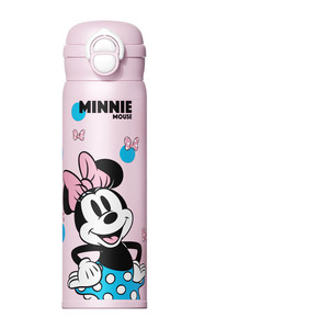 Botella de Agua Infantil con Aislamiento Térmico, Diseño de Mickey, Minnie y Spider-Man, Termo de Acero Inoxidable con Doble Función y Pajita - Product Image 4