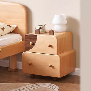 <span class=keywords><strong>Comodino</strong></span> a Forma di Cane in Legno Massello, Bicolore, con Doppio Cassetto, Arredamento Esclusivo <span class=keywords><strong>per</strong></span> Camere dei Bambini - Product Image 2