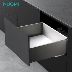 Nuomi thanh lịch undermount ngăn kéo Slide mềm đóng tủ phụ kiện 183mm chiều cao Nhà Bếp nặng nhiệm vụ trượt ngăn kéo hộp - Product Image 4