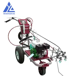 hand push automatic spray gun hydraulic mark stop signs road curb painting line marking cold paint machine equipment machines