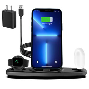 Cargador inalámbrico tres en uno, <span class=keywords><strong>base</strong></span> de <span class=keywords><strong>carga</strong></span> multifuncional adecuada para teléfonos móviles, relojes y auriculares de la serie <span class=keywords><strong>Apple</strong></span> 6-13. - Product Image 3