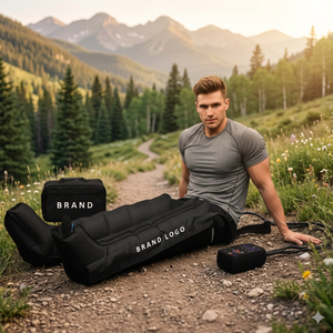 Dispositivo Professionale Portatile per Massaggio a Compressione d'Aria a 6 Camere per Rilassamento Muscolare delle <span class=keywords><strong>Gambe</strong></span> <span class=keywords><strong>e</strong></span> Miglioramento della Circolazione - Product Image 1