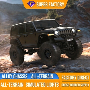 รถบังคับวิทยุ Racent Cross-border Metal Rock Crawler ขนาด 1:24 ขับเคลื่อนสี่ล้อ แบบเต็มสเกล พร้อม Wi-Fi ระยะ 30 เมตร พร้อมที่ชาร์จ - Product Image 1
