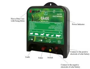 Électrificateur de clôture <span class=keywords><strong>solaire</strong></span> 4J 70KM / Alimentation par batterie <span class=keywords><strong>solaire</strong></span> pour clôture électrique spéciale ferme, utilisation extérieure pour bovins, moutons, chèvres - Product Image 3