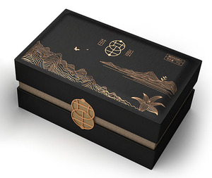 Xu hướng mới tùy chỉnh giấy sóng vận chuyển hộp đen có thể gập lại bưu phẩm UV lá Bán buôn thời trang UV in ấn bao bì - Product Image 5