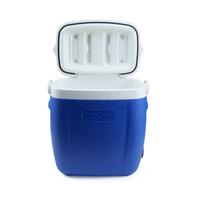 Table de pique-nique moderne 2-en-1 avec couvercle |   Glacière isotherme portable 36L et table de plage pour la pêche, le camping, les barbecues et les canettes