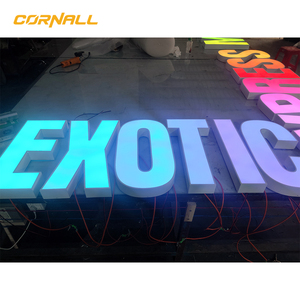 Insegna Luminosa LED Personalizzata a Colori, Segnaletica Pubblicitaria 3D, Insegna Luminosa per Nomi <span class=keywords><strong>di</strong></span> Negozi e Decorazioni Murali - Product Image 5