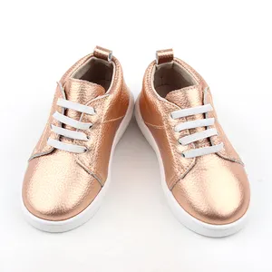 Suppliers Wholesale Luxury Children's Leather Casual Shoes Non-slip Outdoor Walking Shoes For Kid Boy Gril