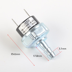Pressostat automatique G1/4 160-200Psi 12-220V pour pompe à air comprimé - Product Image 3