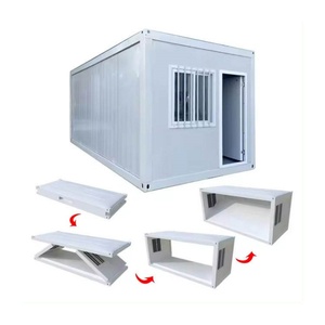 Casa <span class=keywords><strong>Contenedor</strong></span> Plegable Tipo Z <span class=keywords><strong>de</strong></span> Instalación Rápida, Oficina Modular Pequeña, Plegable, Reciclable, Reutilizable, para Uso en Supermercados - Product Image 1