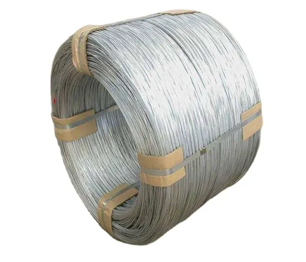 Cable GI de 0,8mm a 2,5mm, cable de acero electro galvanizado/alambre de acero galvanizado bajo en carbono para red de pesca