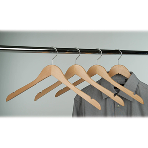 ไม้แขวนเสื้อพลาสติกกันลื่นลายไม้ ชุด 3 ชิ้น ลดราคา - Product Image 4