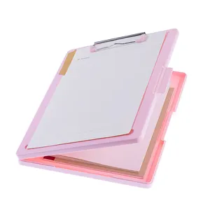 Klares Notizbuch Dokumente Schreibtisch Papier Organizer Fall Transparente Büro datei Box Plastic Medical Zwischen ablage