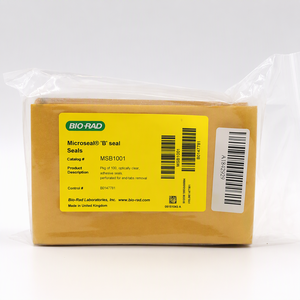 Bio-Rad Microseal B Klebende Versiegelungsmembran MSB1001 Optisch Klare Perforierte Endlaschen 100er Pack Laborbedarf - Product Image 1