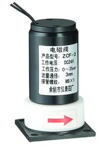 ZCF-15 PTFE materiale Anti-corrosione elettrovalvola Chimica medio
