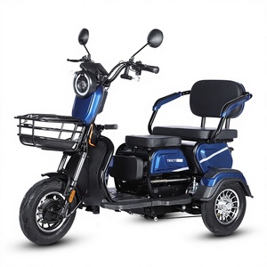 Nouveau style de tricycle électrique push-pull pour adultes, mini-vélo domestique à batterie pour le transport d'enfants <span class=keywords><strong>avec</strong></span> siège bébé - Product Image 1