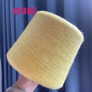 Stock de crochet de style italien à la mode Quantité à bas prix Bonne qualité Doux et fabriqué à partir de Mohair South Baby Kid Mohair <span class=keywords><strong>Laine</strong></span> Mérinos - Product Image 2