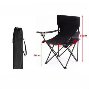 Fauteuil pliant portable d'extérieur en tissu Oxford et métal <span class=keywords><strong>pour</strong></span> la pêche, la plage, le camping, les pique-niques – Chaise <span class=keywords><strong>de</strong></span> plage pliable, équipement <span class=keywords><strong>de</strong></span> loisirs - Product Image 4