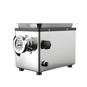 Automatic High-quality Commercial Electric <b>Meat</b> <b>Grinder</b> Commercial-grade Sausage Filling Machine with PLC Motor 1 kW 220V - Product Image 1