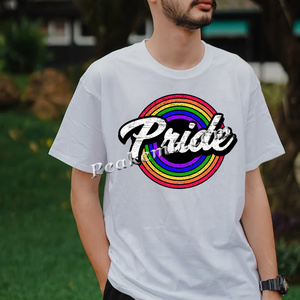 Sublimación Listo para presionar <span class=keywords><strong>Pride</strong></span> Transferencia de calor Rainbow <span class=keywords><strong>Pride</strong></span> DTF Transferencia directa a película Múltiples tamaños disponibles - Product Image 6