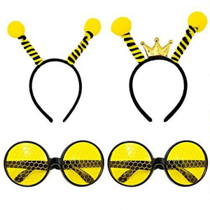 Set <span class=keywords><strong>di</strong></span> Accessori per Travestimento da Coccinella per Bambini per Halloween, con Ali da Ape, Occhiali da Coccinella e Fascia per Capelli Genie - Product Image 5
