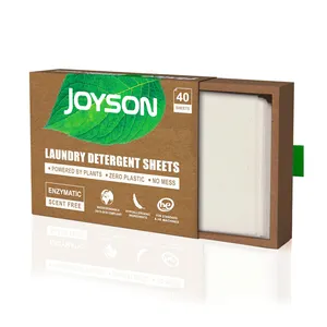 Laundry Detergent Sheets Plastic Free Fresh Eco-Friendly Hypoallergenic Safe For Sensitive Skin Laundry Sheets