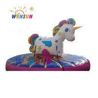 Cheval gonflable licorne WINSUN pour enfants / Cheval à bascule gonflable pour tout-petits
